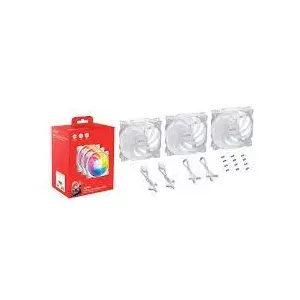 Вентилятор корпуса ADATA XPG VENTO R 120 ARGB PWM 120 мм белый 300–1650 об/мин 62.33 CFM 1.65 ммH2O Rifle подшипник
