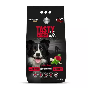 Сухой корм для собак BIOFEED TASTY DOGS LIFE Adult M&L с говядиной 12 кг