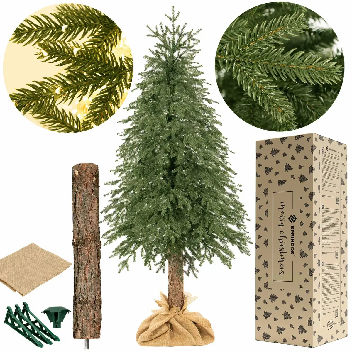 Springos CT0173 artificial Christmas tree 220 cm Photo 7