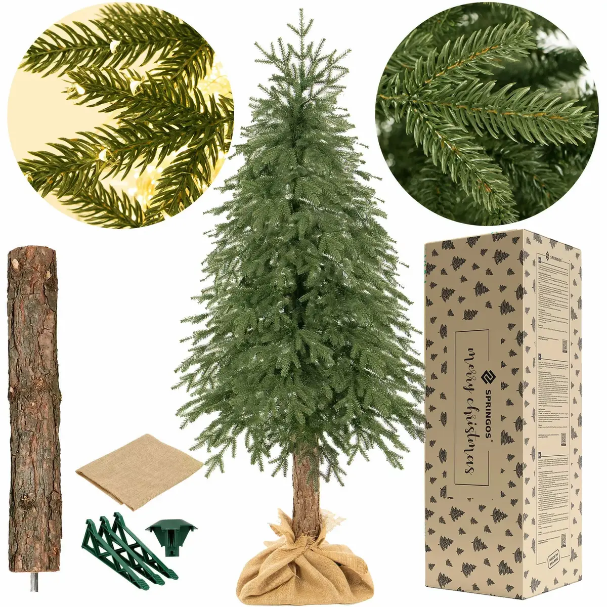 Springos CT0173 artificial Christmas tree 220 cm Photo 8