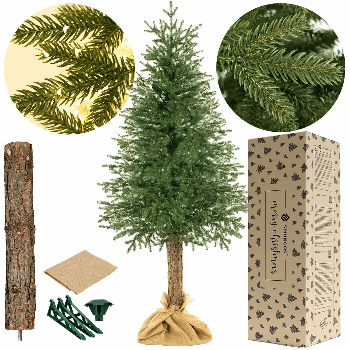 Springos CT0173 artificial Christmas tree 220 cm Photo 9