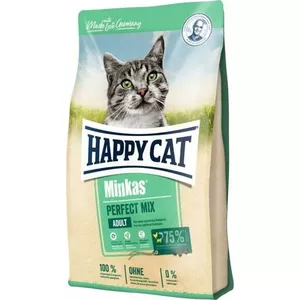 Kaķu barība happy cat Minkas Perfect Mix Poultry, Fish & Lamb — pieaugušiem, 10 kg, antioksidanti