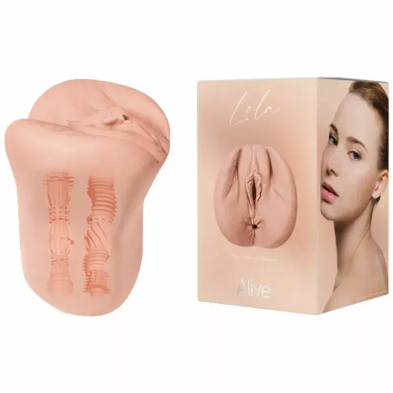 Мастурбатор Alive Lola Super Silicone Black Photo 6