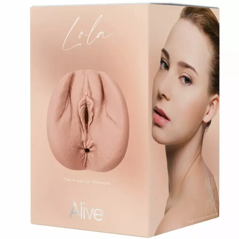 Мастурбатор Alive Lola Super Silicone Black Photo 7