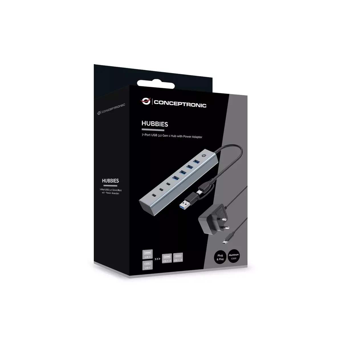 USB хаб Conceptronic HUBBIES20GP Photo 5