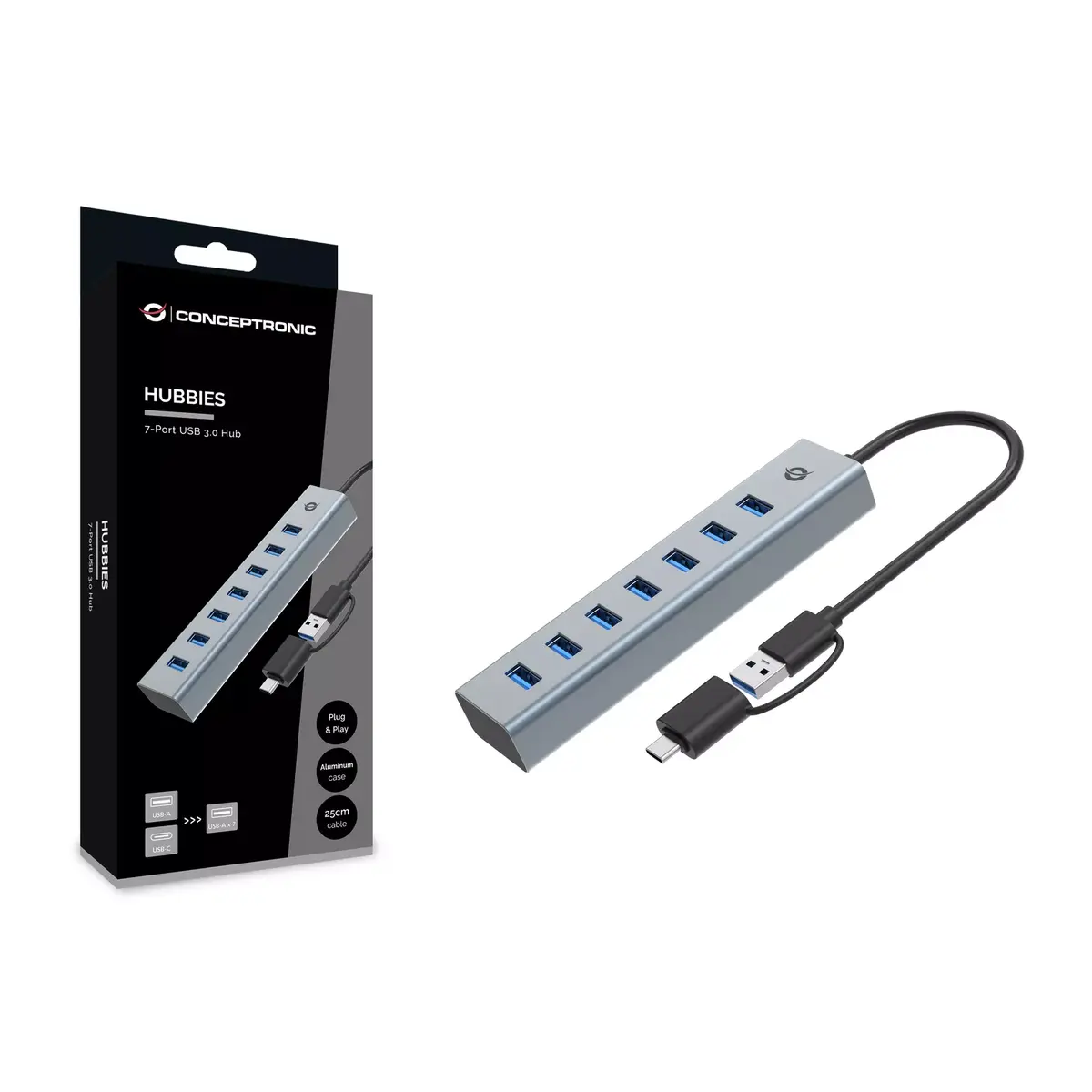 USB хаб Conceptronic HUBBIES21G Photo 3