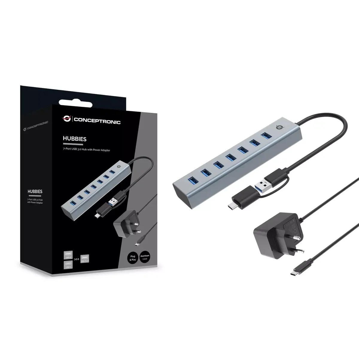 USB hub Conceptronic HUBBIES21GP Photo 4