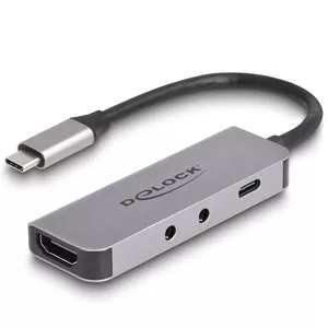 DeLOCK 61064 USB Hub Type-C 3.2 Gen 1 HDMI 3840x2160 60Hz