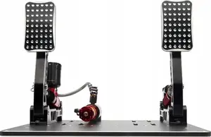 Hydraulic Pedal Set Simagic P2000 2-Pedal with 100 kg Loadcell