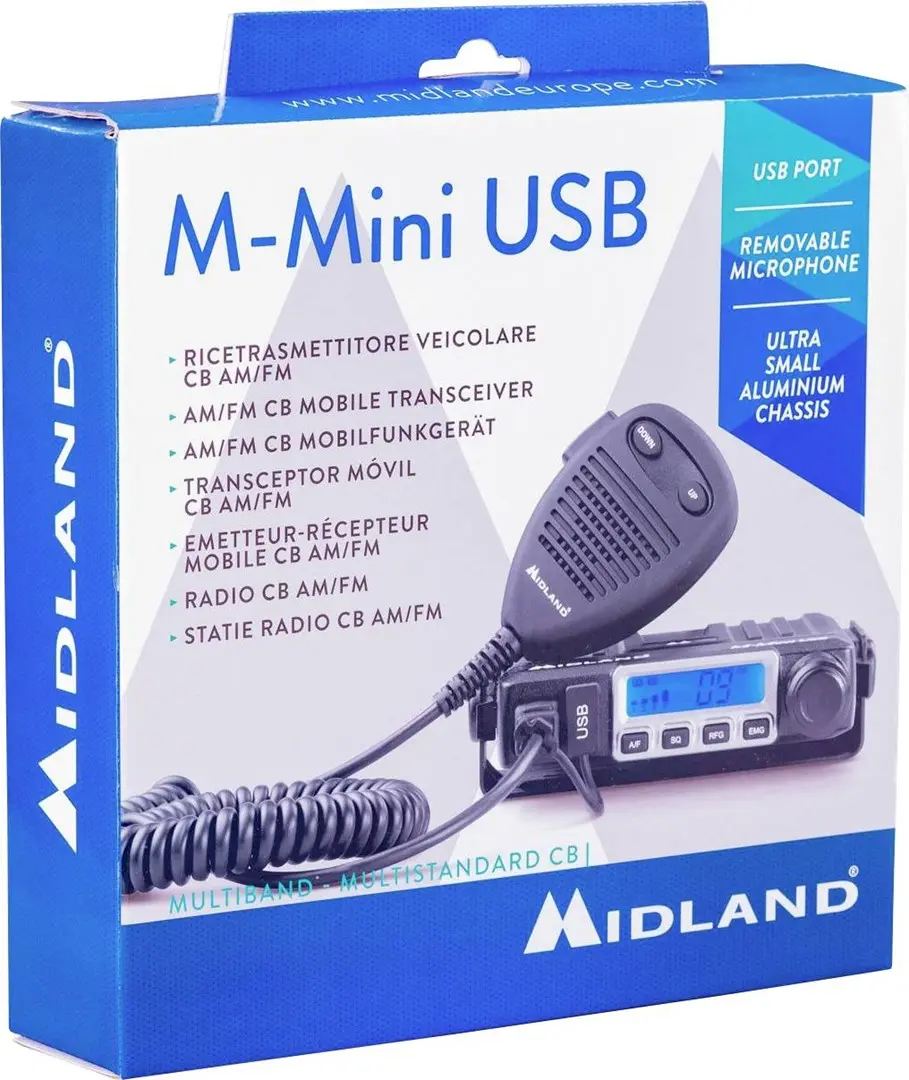CB-рация Midland M-Mini AM/FM multi USB 6435702 Photo 4
