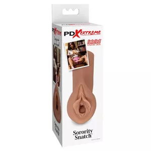 Masturbator Pipedream Silicone Brown — reālistisks roku piedurkne, garums 13,4 cm, ievades dziļums 10,6 cm, ārējais Ø 5,2 cm, TPR, 140 g
