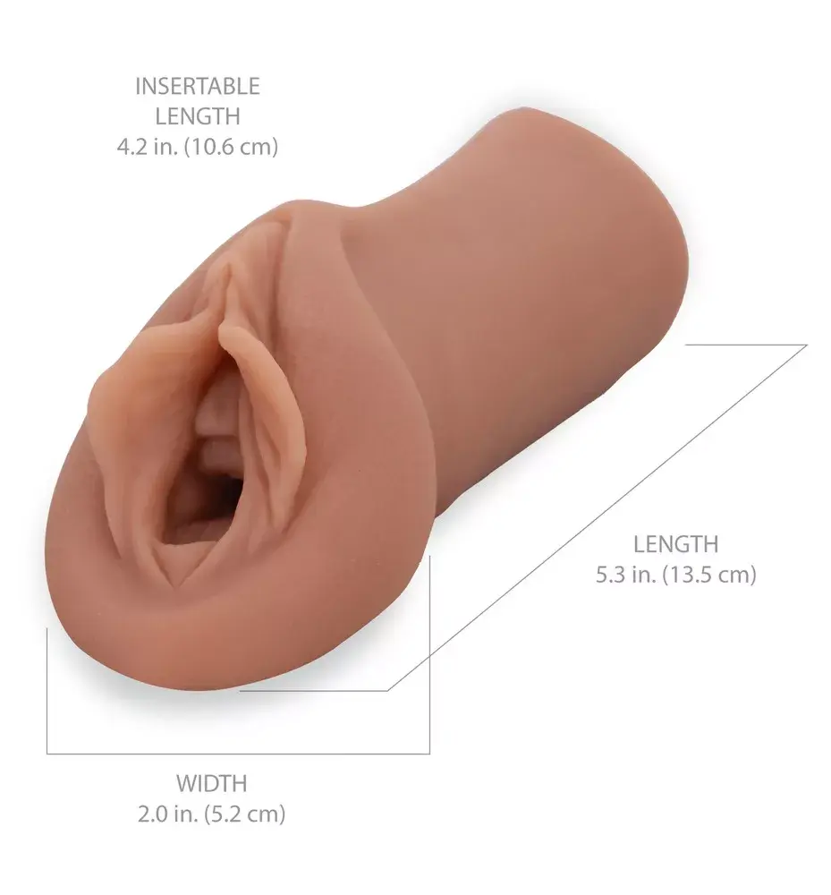 Мастурбатор Pipedream Silicone Brown — рукав 13.4 см Photo 5
