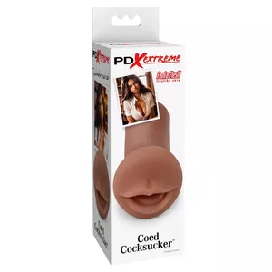 Masturbators Pipedream Coed Cocksucker (TPE), garums 12,7 cm, ievades dziļums 9,8 cm, ārējais Ø 4,7 cm