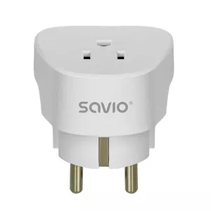 Power adapter inverter SAVIO AP-01, universal indoor 100–250 V 50 Hz, 15 A, 3750 W, white