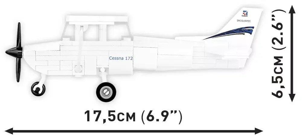 Cobi Cessna 172 Skyhawk White конструктор Photo 6