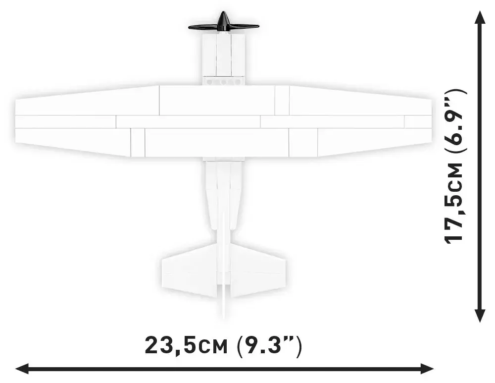 Cobi Cessna 172 Skyhawk White конструктор Photo 7
