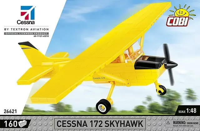 Cobi Cessna 172 Skyhawk dzeltena modelis 26621 Photo 2