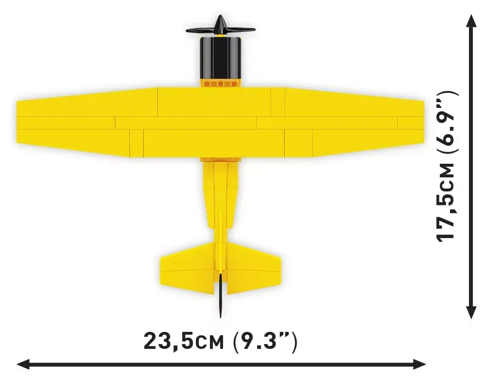 Cobi Cessna 172 Skyhawk dzeltena modelis 26621 Photo 7