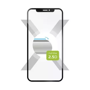 Screen protector FIXED for Samsung Galaxy S24 FE — Tempered glass 2.5D, Black