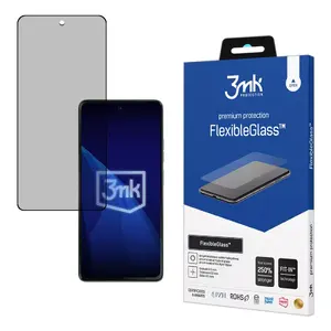 3MK FlexibleGlass Clear screen protector Motorola Moto G75 Anti-bacterial Impact resistant Scratch resistant Shatterproof