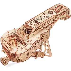 3D Puzzle UGears UGE 412064 292 pcs Music Hurdy Gurdy