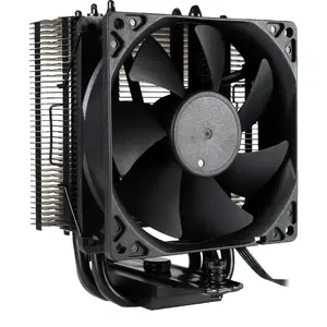 Air cooler INTER-TECH 4P90 Pro Bulk, 92 mm fan, hydraulic bearing, 12 V, supports AM5/AM4/AMD and multiple Intel sockets, black