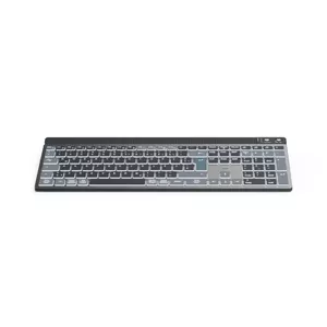 Hama WK-750 Keyboard Home Office Bluetooth QWERTZ German Anthracite Black Blue
