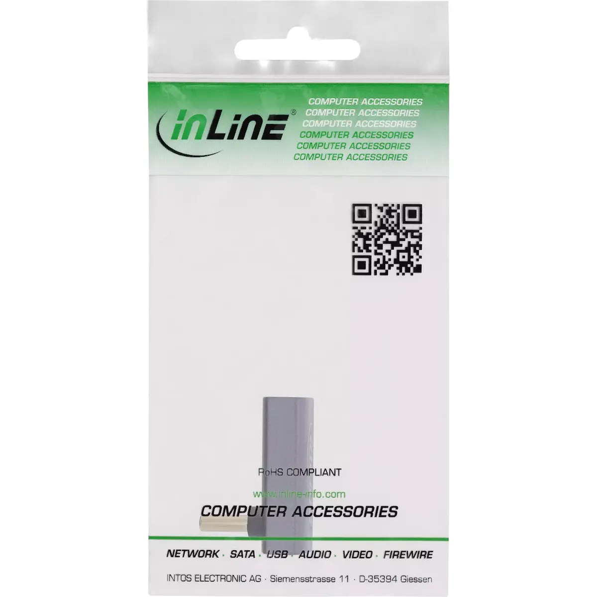 InLine USB4 adapteris USB-C vīriešu sieviešu Photo 3