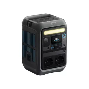 Portable power station Anker SOLIX C300X — LiFePO4 288 Wh (90,000 mAh), 5×AC, 3×USB-C 140W, USB-A, 120W car, AC/solar charging