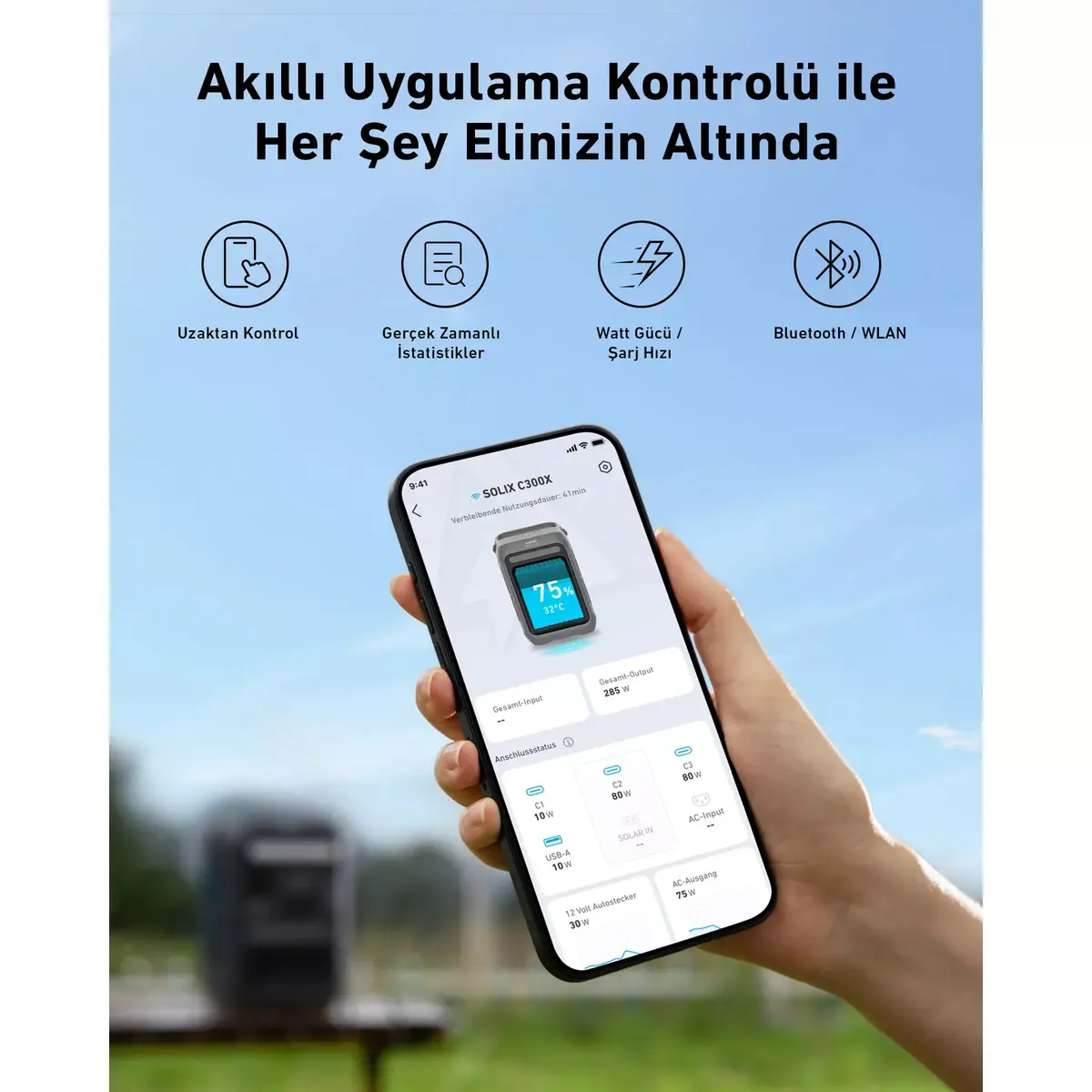 Anker SOLIX C300X pārnēsājama elektrocentrāle Photo 2