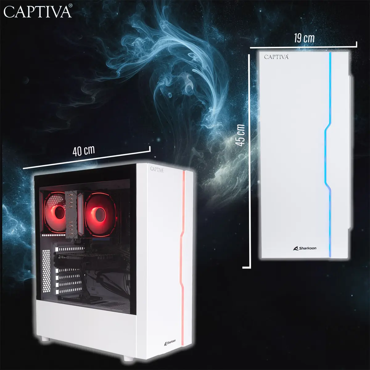 Captiva Power Starter R86-106 dators - AMD Ryzen 7 5700G Photo 5
