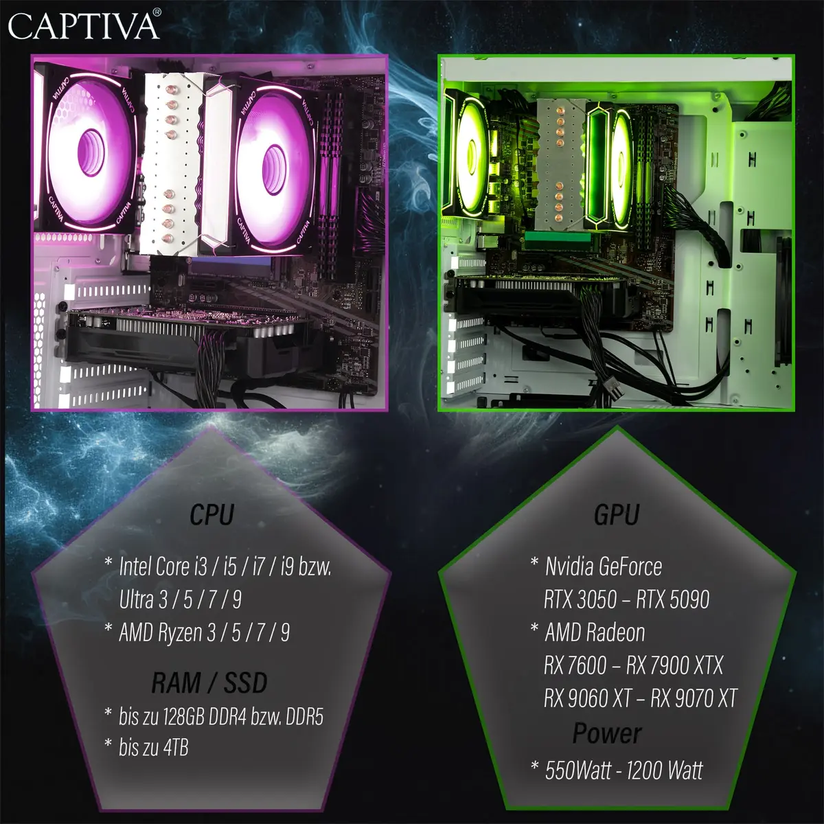 Captiva Power Starter R86-106 dators - AMD Ryzen 7 5700G Photo 7