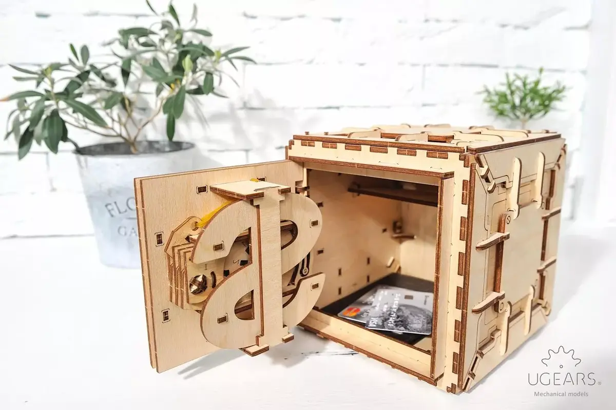 3D puzle UGears Safe Photo 9
