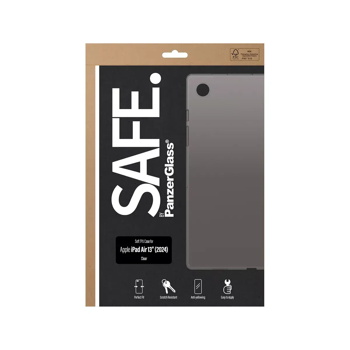 Чехол TPU PanzerGlass SAFE. by ® iPad Air 13" 2024 Photo 3
