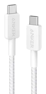 Anker 322 Braided USB-C to USB-C Charging Cable USB 2.0 60W White