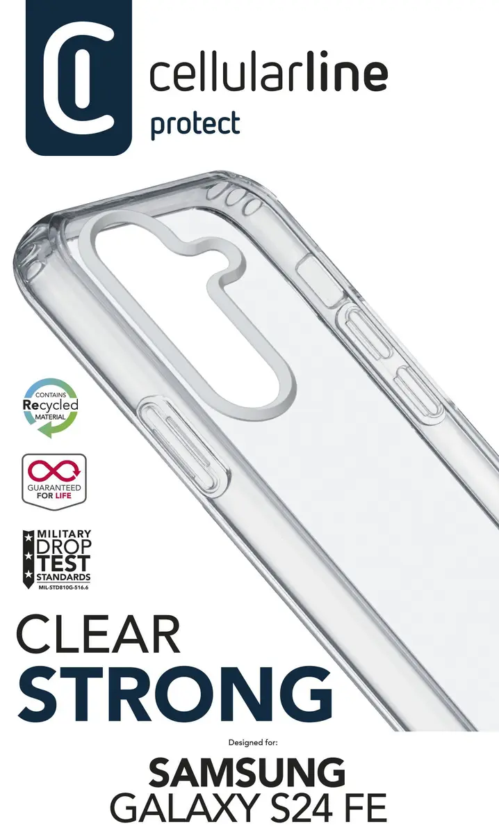 Cellularline Clear Protect для Samsung Galaxy S24 FE Photo 2