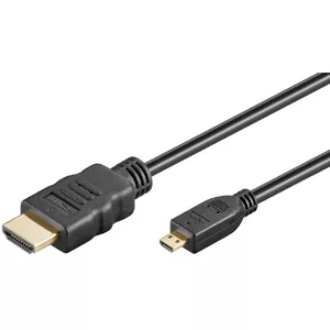 Goobay HDMI Cable 1m Type A Type D Black 48 Gbit/s