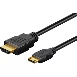Goobay HDMI Cable 3m Type A Type C 48 Gbit/s Black