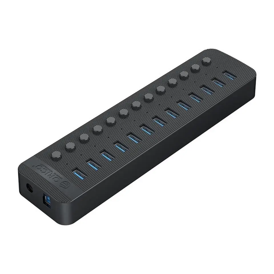 USB sadalītājs ORICO CT2U3-13AB-EU-BK-BP — 13