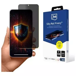 Защитная пленка конфиденциальности 3MK Silky Matt Privacy для Samsung Galaxy S24+ антибликовая, устойчивa к царапинам
