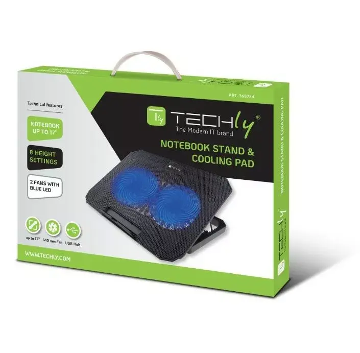 TECHLY 368734 laptop cooling stand for up to 17-inch Photo 11