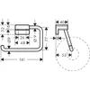 Toilet Roll Holder Hansgrohe 41771000 Photo 2