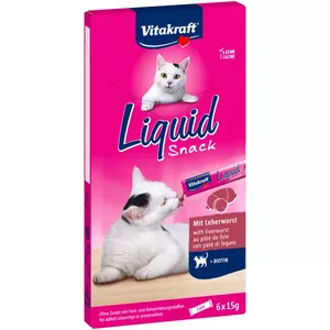 Cat treat Vitakraft VITAKRAFT Liquid Snack paste chicken 6 x 15 g