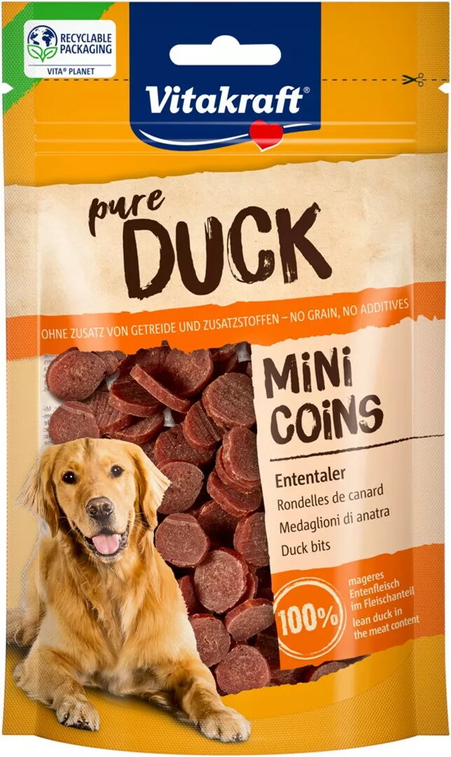 Suns našķi Vitakraft Duck Mini Coins