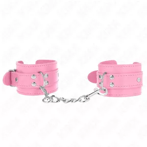 Wrist Restraints KINK Fabric Pink Adjustable 20-23 cm x 5.5 cm