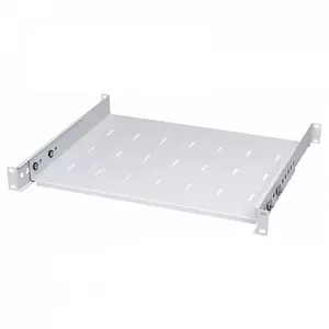 Pull-out 1U Rack Shelf ProBase FS-1U-45-GR-2 — 450 mm, Gray, Adjustable