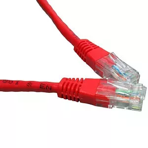 Networking cable LOGON FTP 20m RJ-45 Cat5e Red