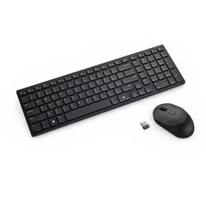 Keyboard and Mouse Combo Dell KM555 — Full-size QWERTY Ukrainian, RF Wireless + Bluetooth, Black