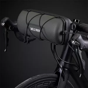 Stūres soma Wildman GD7 Black — velosipēda stūres soma GD7X