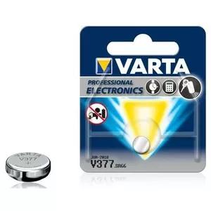 Кнопочная батарейка VINNIC SR626SW / 377 Silver Oxide 1 шт 1,55 В